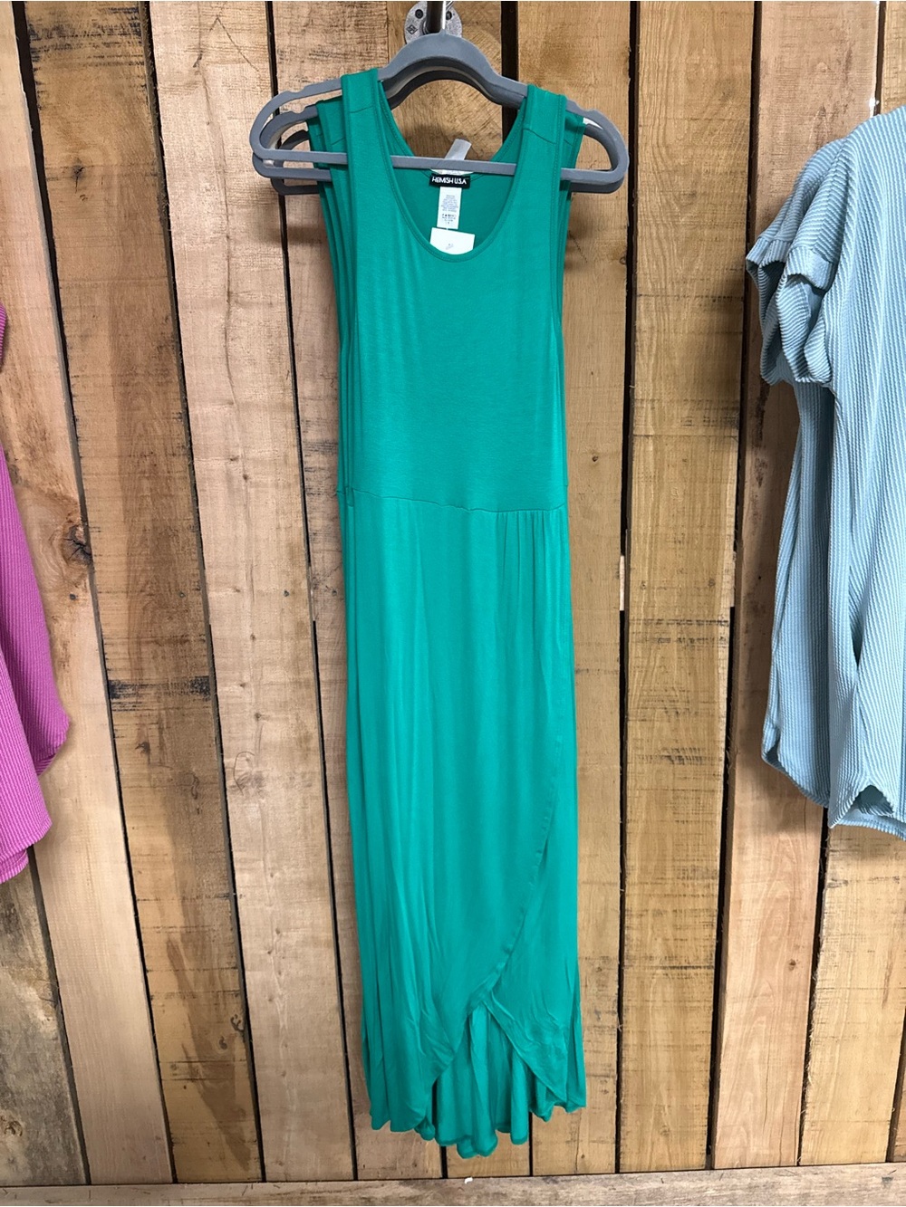 Sleeveless Teal Maxi Dress by Mudd